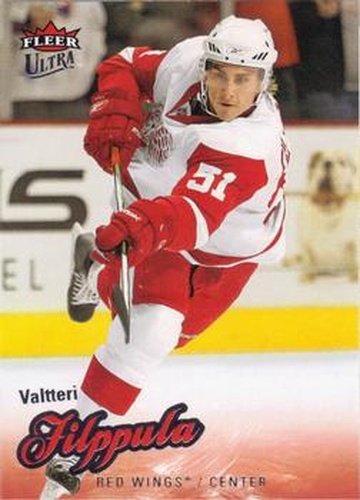 #150 Valtteri Filppula - Detroit Red Wings - 2008-09 Ultra Hockey
