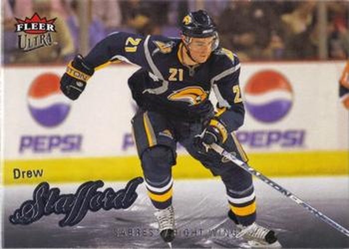 #19 Drew Stafford - Buffalo Sabres - 2008-09 Ultra Hockey
