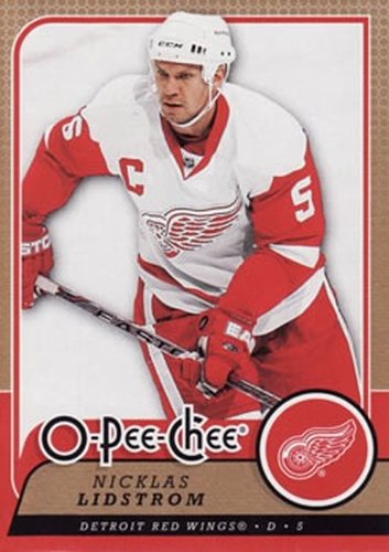#131 Nicklas Lidstrom - Detroit Red Wings - 2008-09 O-Pee-Chee Hockey