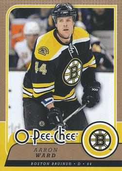 #150 Aaron Ward - Boston Bruins - 2008-09 O-Pee-Chee Hockey