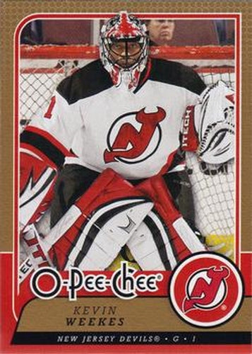 #159 Kevin Weekes - New Jersey Devils - 2008-09 O-Pee-Chee Hockey