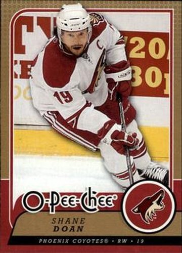 #175 Shane Doan - Phoenix Coyotes - 2008-09 O-Pee-Chee Hockey