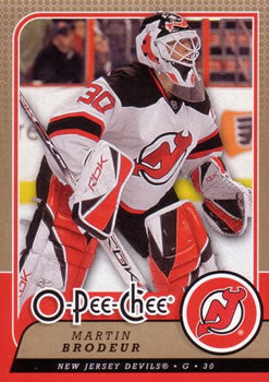 #227 Martin Brodeur - New Jersey Devils - 2008-09 O-Pee-Chee Hockey