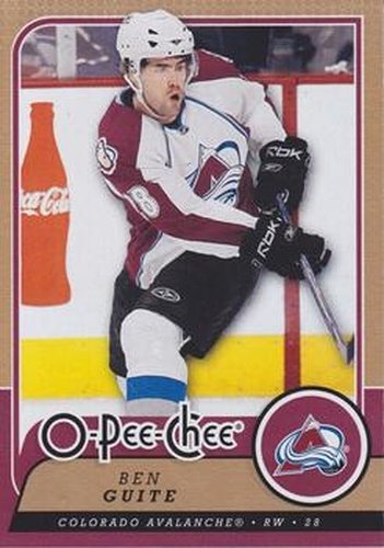#235 Ben Guite - Colorado Avalanche - 2008-09 O-Pee-Chee Hockey