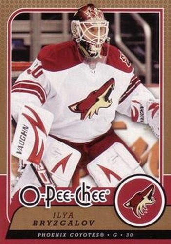 #243 Ilya Bryzgalov - Phoenix Coyotes - 2008-09 O-Pee-Chee Hockey