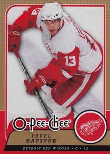 #251 Pavel Datsyuk - Detroit Red Wings - 2008-09 O-Pee-Chee Hockey