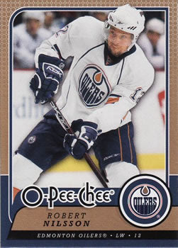 #271 Robert Nilsson - Edmonton Oilers - 2008-09 O-Pee-Chee Hockey