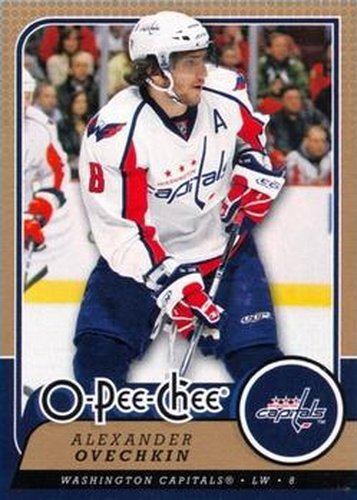 #278 Alexander Ovechkin - Washington Capitals - 2008-09 O-Pee-Chee Hockey