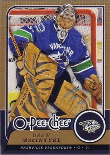 #279 Drew MacIntyre - Nashville Predators - 2008-09 O-Pee-Chee Hockey