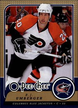 #286 R.J. Umberger - Columbus Blue Jackets - 2008-09 O-Pee-Chee Hockey
