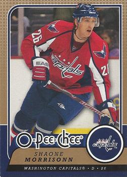 #28 Shaone Morrisonn - Washington Capitals - 2008-09 O-Pee-Chee Hockey