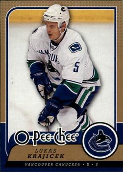 #337 Lukas Krajicek - Vancouver Canucks - 2008-09 O-Pee-Chee Hockey