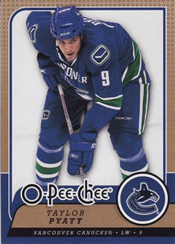 #356 Taylor Pyatt - Vancouver Canucks - 2008-09 O-Pee-Chee Hockey