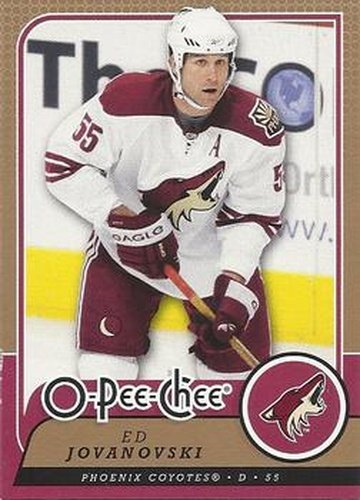 #377 Ed Jovanovski - Phoenix Coyotes - 2008-09 O-Pee-Chee Hockey