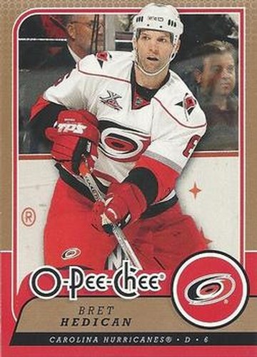 #389 Bret Hedican - Carolina Hurricanes - 2008-09 O-Pee-Chee Hockey