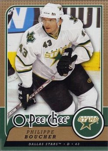 #427 Philippe Boucher - Dallas Stars - 2008-09 O-Pee-Chee Hockey