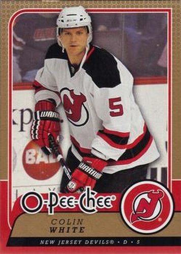 #442 Colin White - New Jersey Devils - 2008-09 O-Pee-Chee Hockey