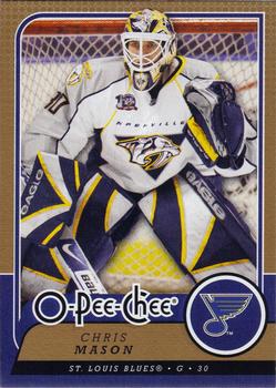 #443 Chris Mason - St. Louis Blues - 2008-09 O-Pee-Chee Hockey