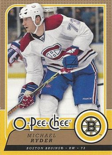 #446 Michael Ryder - Boston Bruins - 2008-09 O-Pee-Chee Hockey