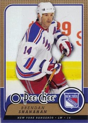 #45 Brendan Shanahan - New York Rangers - 2008-09 O-Pee-Chee Hockey