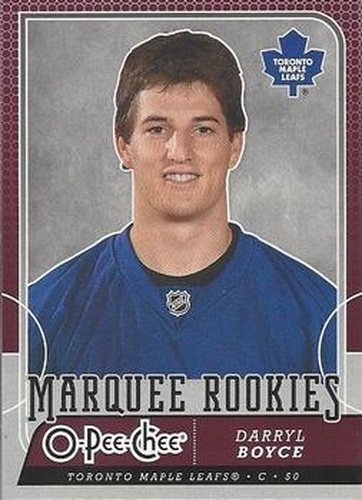 #505 Darryl Boyce - Toronto Maple Leafs - 2008-09 O-Pee-Chee Hockey