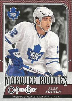 #506 Alex Foster - Toronto Maple Leafs - 2008-09 O-Pee-Chee Hockey