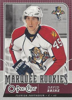 #530 David Brine - Florida Panthers - 2008-09 O-Pee-Chee Hockey