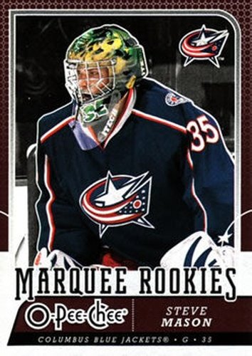 #542 Steve Mason - Columbus Blue Jackets - 2008-09 O-Pee-Chee Hockey
