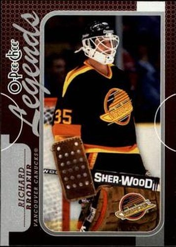 #564 Richard Brodeur - Vancouver Canucks - 2008-09 O-Pee-Chee Hockey