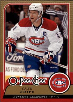 #72 Saku Koivu - Montreal Canadiens - 2008-09 O-Pee-Chee Hockey
