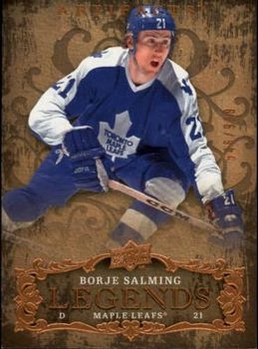 #104 Borje Salming - Toronto Maple Leafs - 2008-09 Upper Deck Artifacts Hockey