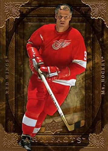 #63 Gordie Howe - Detroit Red Wings - 2008-09 Upper Deck Artifacts Hockey