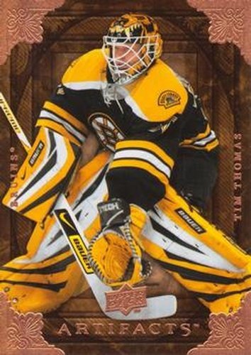#92 Tim Thomas - Boston Bruins - 2008-09 Upper Deck Artifacts Hockey