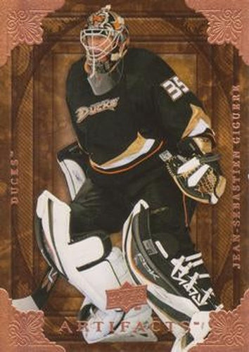 #98 Jean-Sebastien Giguere - Anaheim Ducks - 2008-09 Upper Deck Artifacts Hockey