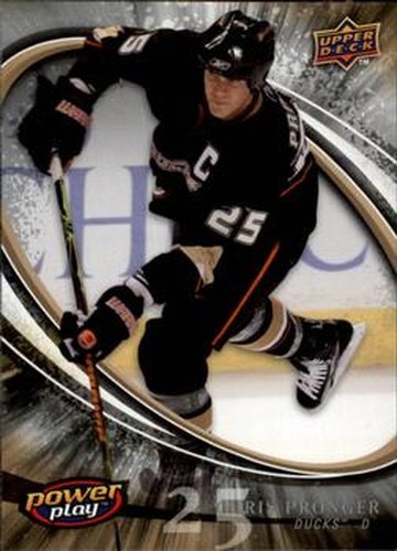#8 Chris Pronger - Anaheim Ducks - 2008-09 Upper Deck Power Play Box Set Hockey