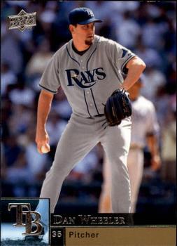 #891 Dan Wheeler - Tampa Bay Rays - 2009 Upper Deck Baseball