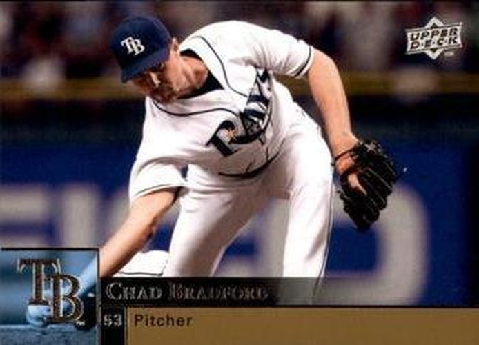 #897 Chad Bradford - Tampa Bay Rays - 2009 Upper Deck Baseball