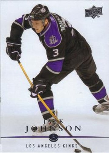 #108 Jack Johnson - Los Angeles Kings - 2008-09 Upper Deck Hockey