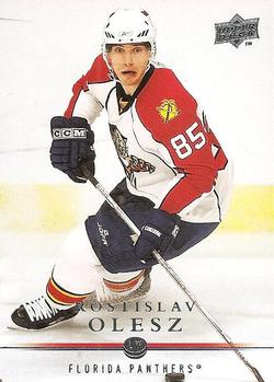 #117 Rostislav Olesz - Florida Panthers - 2008-09 Upper Deck Hockey