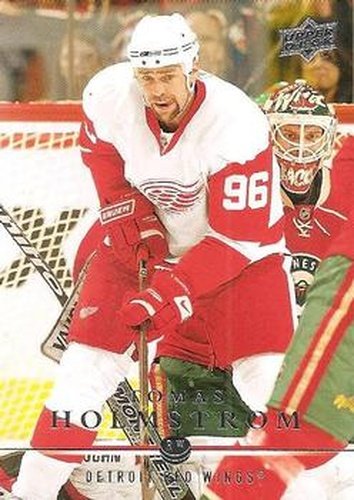 #132 Tomas Holmstrom - Detroit Red Wings - 2008-09 Upper Deck Hockey