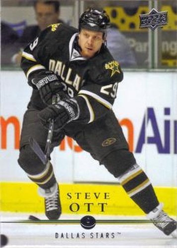 #139 Steve Ott - Dallas Stars - 2008-09 Upper Deck Hockey