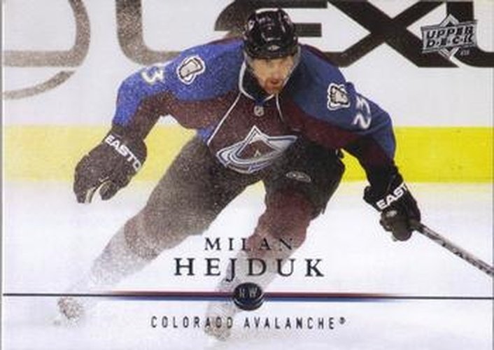#152 Milan Hejduk - Colorado Avalanche - 2008-09 Upper Deck Hockey