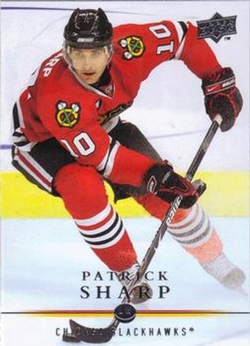 #156 Patrick Sharp - Chicago Blackhawks - 2008-09 Upper Deck Hockey