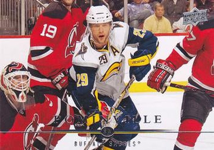 #177 Jason Pominville - Buffalo Sabres - 2008-09 Upper Deck Hockey
