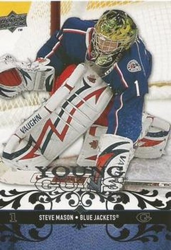 #208 Steve Mason - Columbus Blue Jackets - 2008-09 Upper Deck Hockey