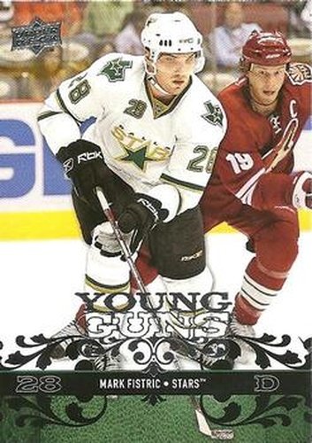 #210 Mark Fistric - Dallas Stars - 2008-09 Upper Deck Hockey