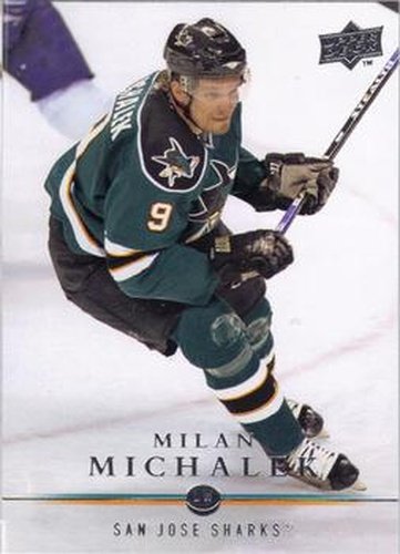 #39 Milan Michalek - San Jose Sharks - 2008-09 Upper Deck Hockey
