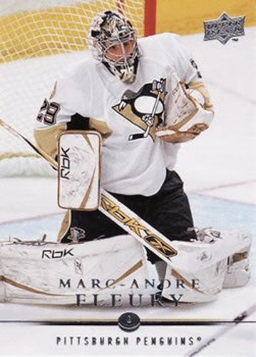 #43 Marc-Andre Fleury - Pittsburgh Penguins - 2008-09 Upper Deck Hockey
