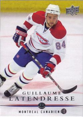 #94 Guillaume Latendresse - Montreal Canadiens - 2008-09 Upper Deck Hockey