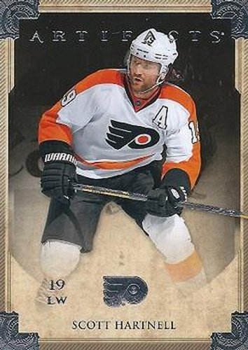 #89 Scott Hartnell - Philadelphia Flyers - 2013-14 Upper Deck Artifacts Hockey
